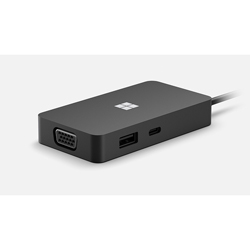 マイクロソフト ［USB-C オス→メス HDMI / VGA / LAN / USB-A / USB-C］Travel Hub  ブラック SWV-00006